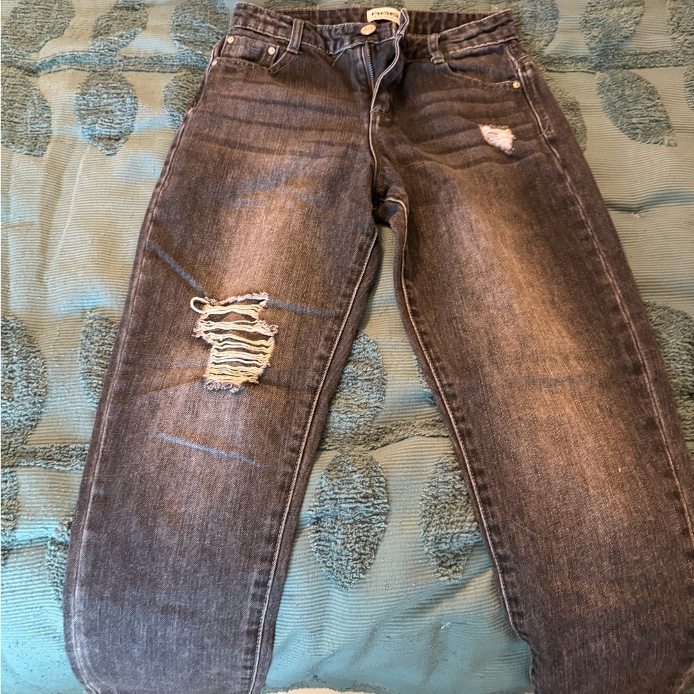 RSQ Black faded high rise start jeans